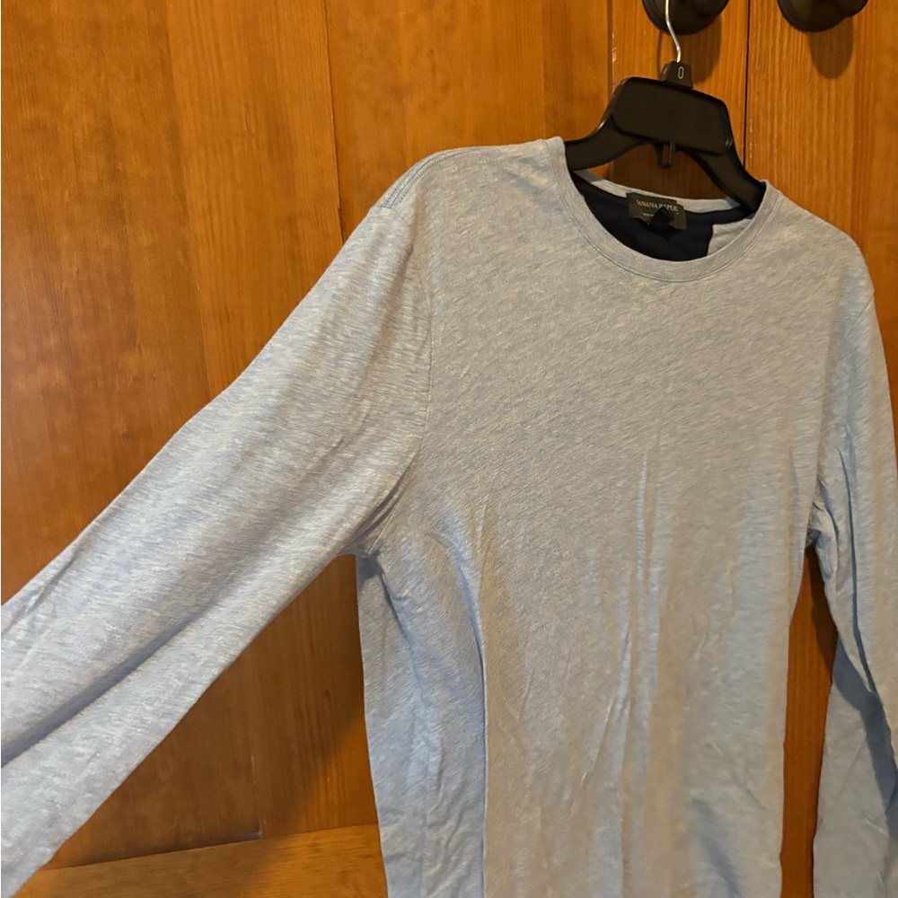 Banana Republic Blue Long Sleeve Tee